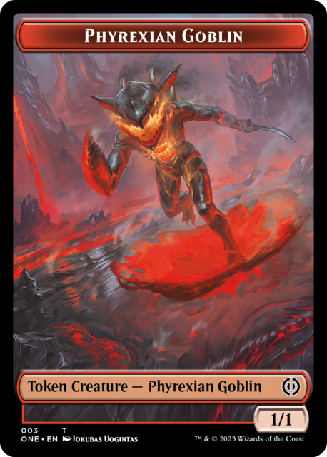 Phyrexian Goblin Token - Foil